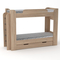 Детская мебель - Кровать двухъярусная Твикс Компанит Дуб сонома (hub_UJPo23376)