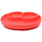 Товары по уходу - Силиконовая тарелка коврик для кормления ребенка 22х15 см Красный (n-909)