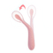 Товари для догляду - Ложка силіконова з утриманням форми вигину для годування дитини Рожевий (vol-792)