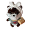 М'які тварини - М'яка іграшка собачка LaLafanfan в одязі з окулярами 30 см (hub_485olo)