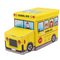 Боксы для игрушек - Пуф-корзина для игрушек Школьный автобус желтый MiC (BT-TB-0011) (119355)