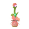 Фигурки персонажей - Говорящий танцующий Цветок Роза Trend-mix 35 см Розовый (tdx0008292)