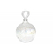 Аксесуари для свят - Ялинкова куля BonaDi 10 см Білий (NY15-981) (MR63009)