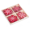Аксессуары для праздников - Набор игрушек Elisey Морозные узоры 5 см Красный с белым (0448j) (MR62009)