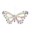 Аксесуари для свят - Декоративний метелик на кліпсі BonaDi Білий 11 см Білий (117-902) (MR62173)