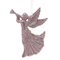 Аксессуары для праздников - Подвеска новогодняя Flora Ангел Светло- 13 см Розовый (11360) (MR62714)