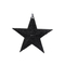 Аксессуары для праздников - Елочное украшение BonaDi Звезда 11 см Черный (788-772) (MR63052)