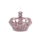 Аксесуари для свят - Ялинкова прикраса BonaDi Корона 8 см Рожевий (788-427) (MR63054)