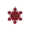 Аксессуары для праздников - Елочное украшение BonaDi Снежинка 11 см Красный (788-481) (MR63068)