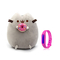 М'які тварини - Набір М'яка іграшка Pusheen cat з Gray пончик і Дитячий силіконовий браслет від комарів (vol-1087)