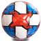 Спортивные активные игры - Мяч футбольный planeta-sport №5 PU FB-0711 Белый-синий-красный