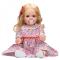 Куклы - Силиконовая коллекционная кукла Reborn Doll Девочка Лили Полностью Анатомическая Высота 55 см (607)