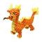 М'які тварини - М'яка іграшка Китайський дракон помаранчевий 23 см MIC (M16279) (222767)