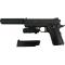 Стрілецька зброя - Дитячий пістолет на кульках "SIG Sauer 226" Galaxy G25A з ЛЦУ і глушником метал чорний (41459)