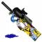 Стрелковое оружие - Детский игрушечный гель бластер BB Электрический с Гидрогелиевыми Шариками Граффити (623)