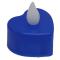 Ночники, проекторы - Декоративная свеча "Сердце" Bambi CX-19 LED 3см Синий (63660s76494)