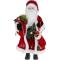 Аксессуары для праздников - Новогодняя фигурка Санта с носком 46см (мягкая игрушка), красный Bona DP73699