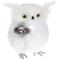 Аксесуари для свят - Інтер'єрна новорічна іграшка Біла совеня 37 см Bona DP114240