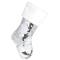 Аксесуари для свят - Декоративний носок для подарунків Сріблястий з паєтками Bona DP69570