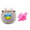 Мягкие животные - Мягкая игрушка 2Life Пушин кэт с сердцем 25 см Серый и силиконовая насадка для коррекции письма Розовая (vol-10388)