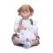 Куклы - Силиконовая коллекционная кукла Reborn Doll Девочка Полина Виниловая Кукла Высота 75 см (493)