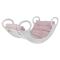 Крісла-качалки - Універсальна гойдалка-ліжечко Uka-Chaka Маxi 104х45х53 см Біла/Рожевий (hub_1zfe3n)