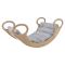Кресла-качалки - Универсальная качалка-кроватка Uka-Chaka Маxi 104х45х53 см Дерево/Серый (hub_t321oy)