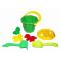 Набори для пісочниці - Дитячий Пісочний набір "Ромашка" №1 Colorplast 1098 Зелений (26701s31381)
