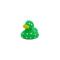 Игрушки для ванны - Уточка резиновая LiLaLu FunnyDucks Зеленая в горошек L1929