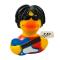 Іграшки для ванни - Каченя гумове LiLaLu FunnyDucks Рокер L1948