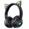 Портативні колонки та навушники - Навушники Bluetooth ONIKUMA Gaming CAT B90 з підсвічуванням Black (019330)