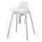 Товари для догляду - Стілець для годування + столик IKEA ANTILOP 56 х 62 х 90 см Біло-сірий (423343)