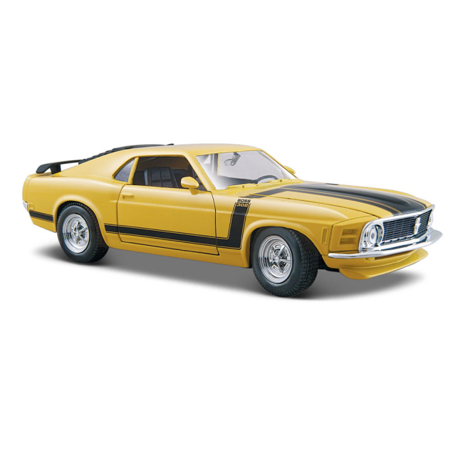 Автомоделі - Автомодель 70 Ford Boss Mustang жовтий (31943 yellow)