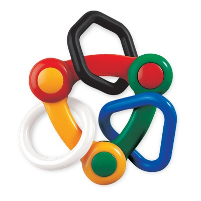 Брязкальця, прорізувачі - Брязкальце Геометричні фігури Tolo Toys (86290)