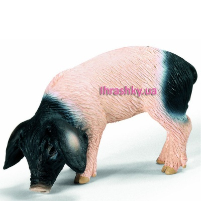 Фигурки животных - Игровая фигурка Швабский поросенок который ест Schleich (13635)