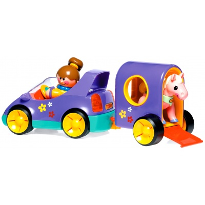 Машинки для малюків - Машинка з фігуркою Клуб поні Tolo Toys дівчинка (89911)