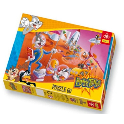 Пазлы - Пазл 60 Looney Tunes - Space Fight Trefl (17149)