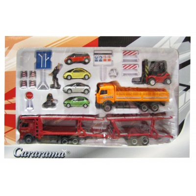 Транспорт и спецтехника - Игровой набор Автоперевозки Cararama (404-011)