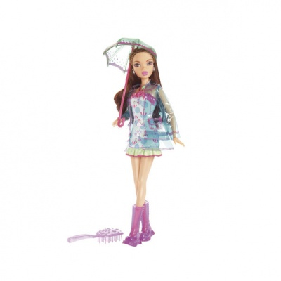 Ляльки - Лялька Челсі в прозорому плащі з парасолькою Barbie (НН5552)