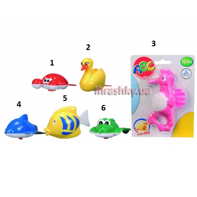 Игрушки для ванны - Животные для купания; 6 видов Simba (4012946)
