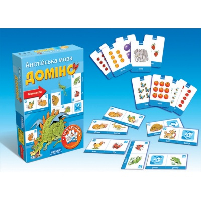 Настільні ігри - Доміно англійською мовою (81077)