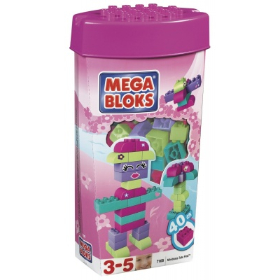 Блочные конструкторы - Конструктор Mega Bloks Розовый (7105)