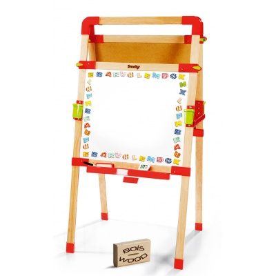 Детская мебель - Набор для рисования Деревянный мольберт с возможностью регулировки высоты Smoby (28930) (028930)