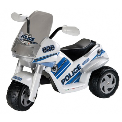 Электромобили - Детский электромобиль-мотоцикл Raider Police (ED 0910)