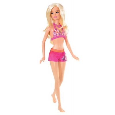 Ляльки - Лялька в рожевому Barbie Пляжна (РР4191)