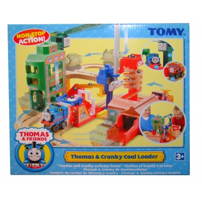 Залізниці та потяги - Ігровий набір Тomas і Cranky TOMY (71005)