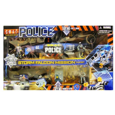 Транспорт і спецтехніка - Великий ігровий набір Поліція 2 Chap Mei (372007)
