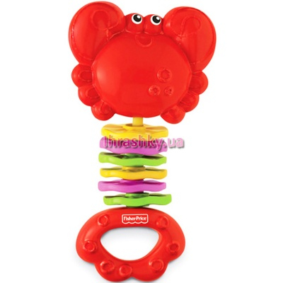 Брязкальця, прорізувачі - Брязкальце Крабик: в асортименті Fisher-Price (P7867)