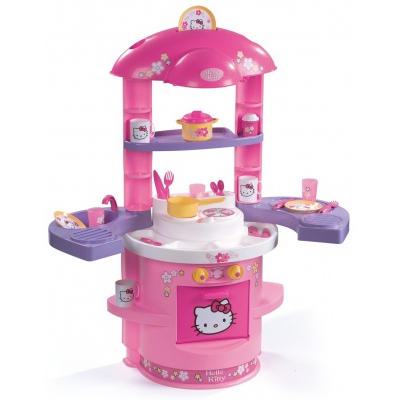 Детские кухни и бытовая техника - Игровой набор Кухня Hello Kitty Smoby (24470) (024470)