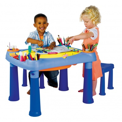 Детская мебель - Детский столик для творчества и игр Creative Play Table+2 stools (17184059)